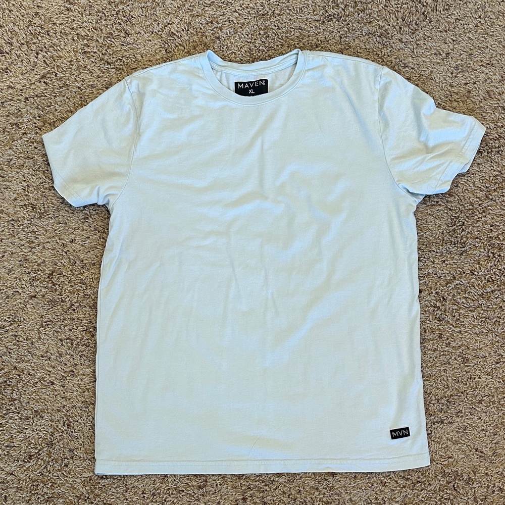 Maven Men's Sky Blue Short Sleeve Tee